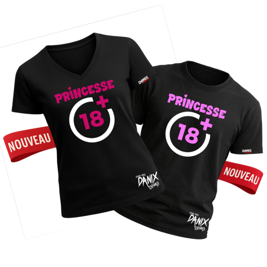 Tshirt Princesse 18 + [DANIX CENSORED]